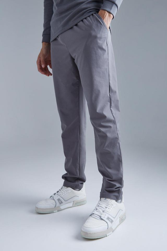 Technical Stretch Slim Pants | boohooMAN USA Product Image