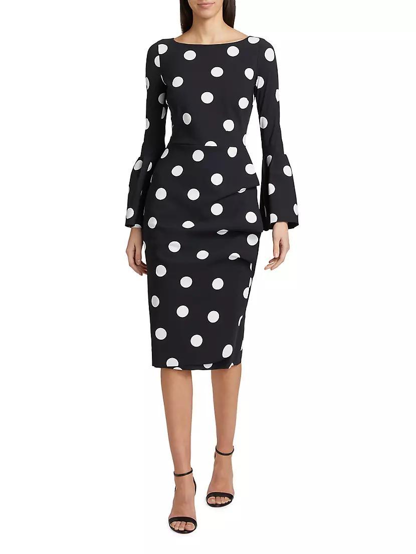 Addax Polka Dot Cocktail Dress Product Image