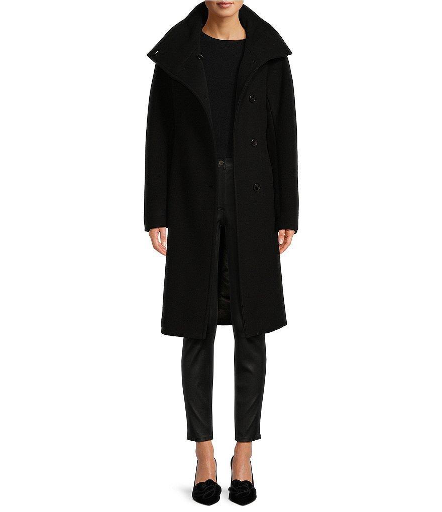 Katherine Kelly Pure Wool Funnel Neck Coat product image