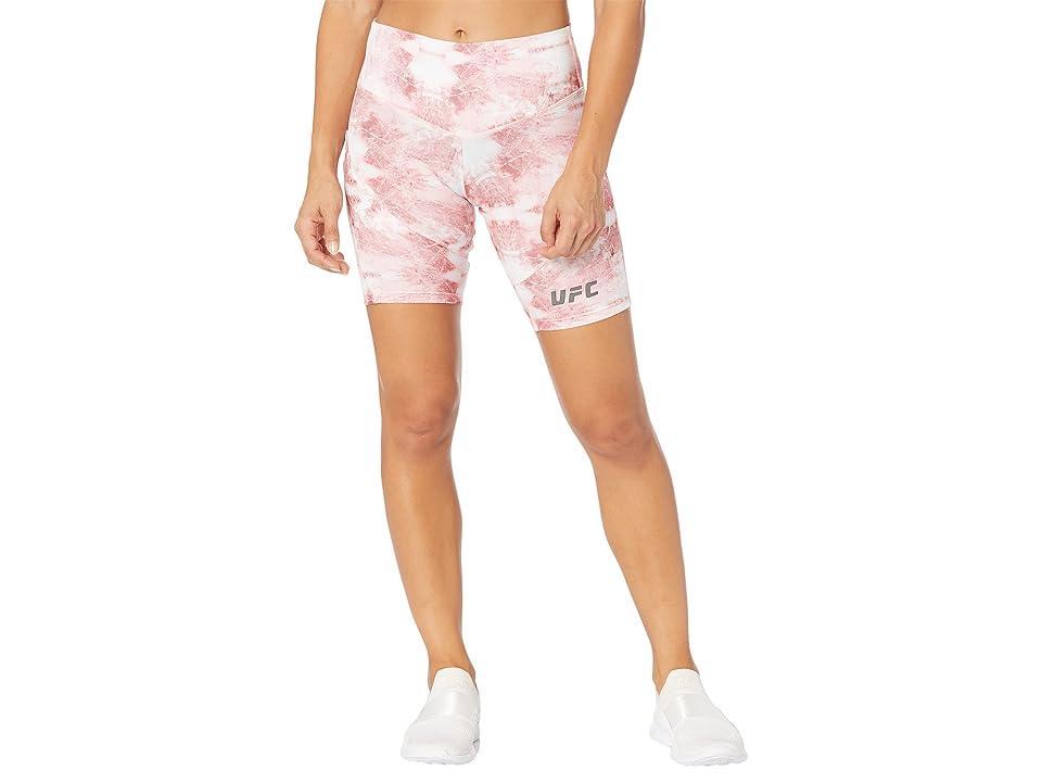 UFC Quartz Print 9 Extreme Workout Shorts (Blushing Rose) Women's Shorts Product Image