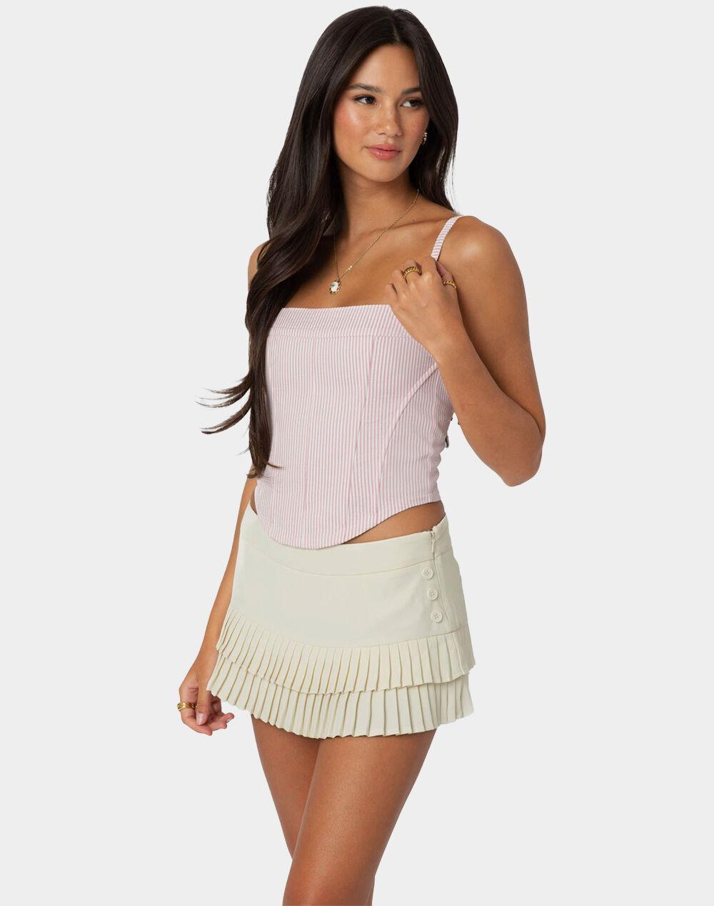 EDIKTED Cammie Striped Corset Product Image