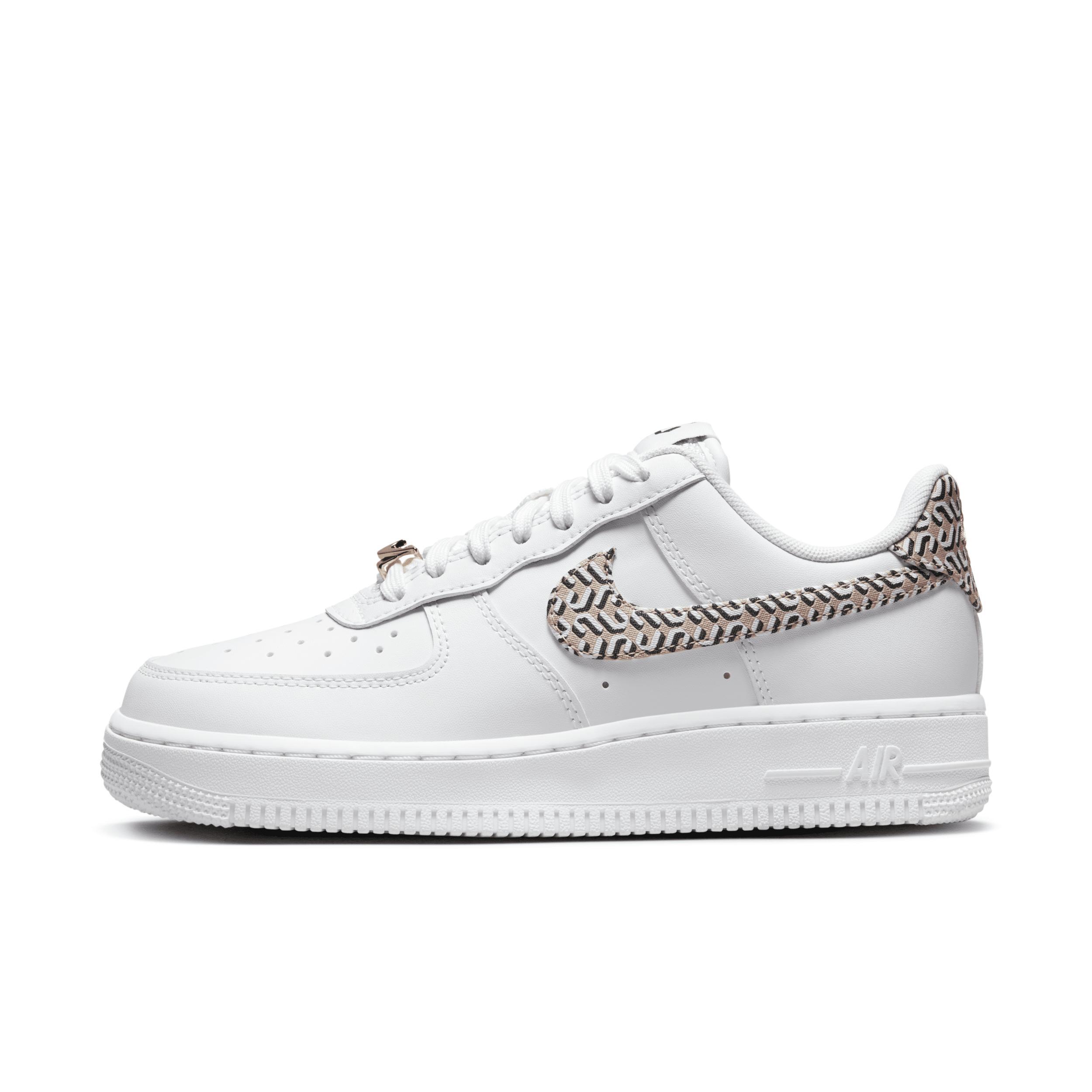 Nike Womens Nike Air Force 1 LX 2 NU - Womens Shoes White/Black/Hemp Product Image