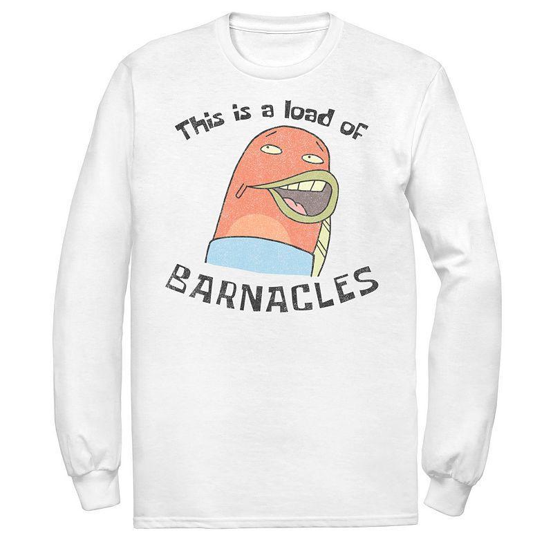 Mens Nickelodeon SpongeBob SquarePants This Is A Load Of Barnacles Quote Tee Product Image