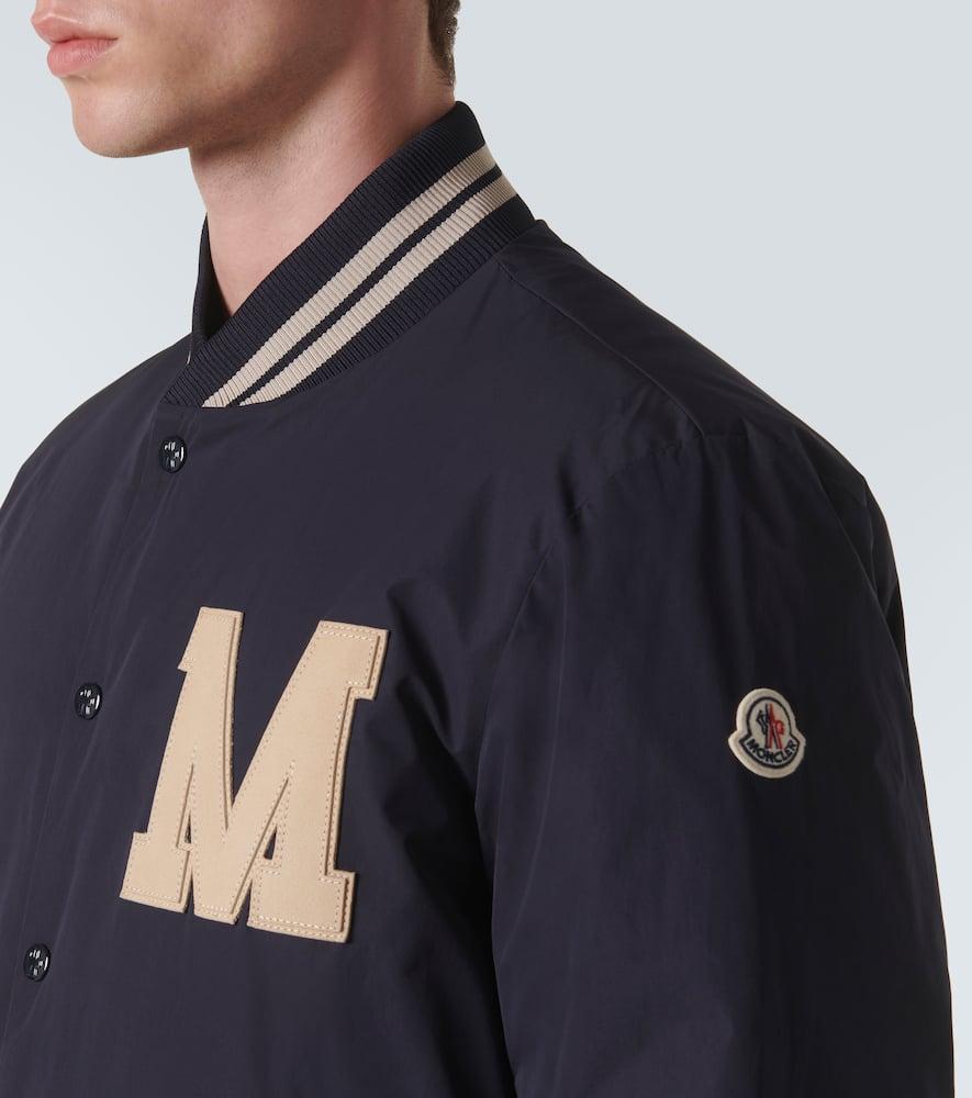 MONCLER Lateltin Varsity Jacket In Dark Blue Product Image