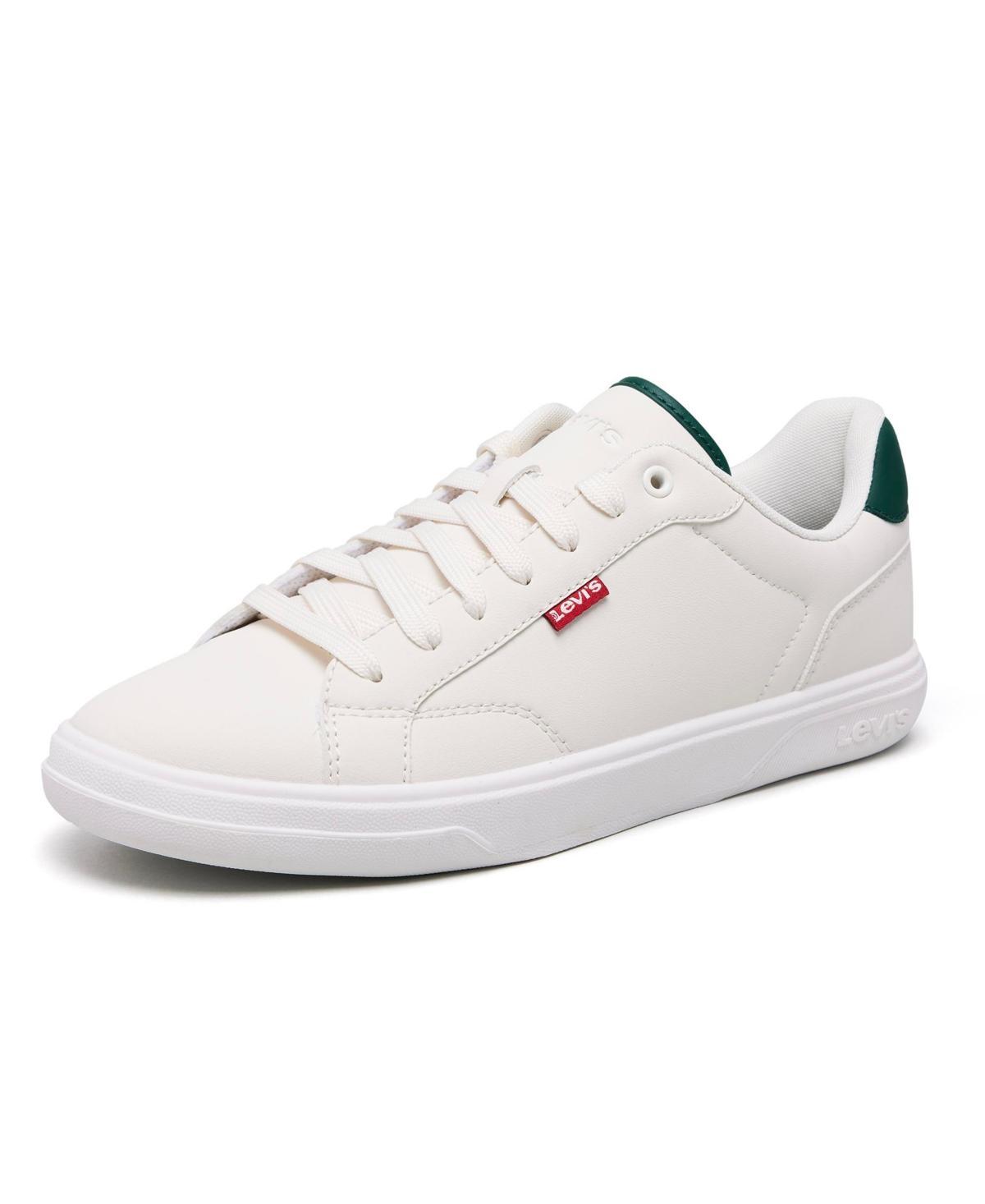 Levis Mens Carter Casual Lace Up Sneakers - White Product Image