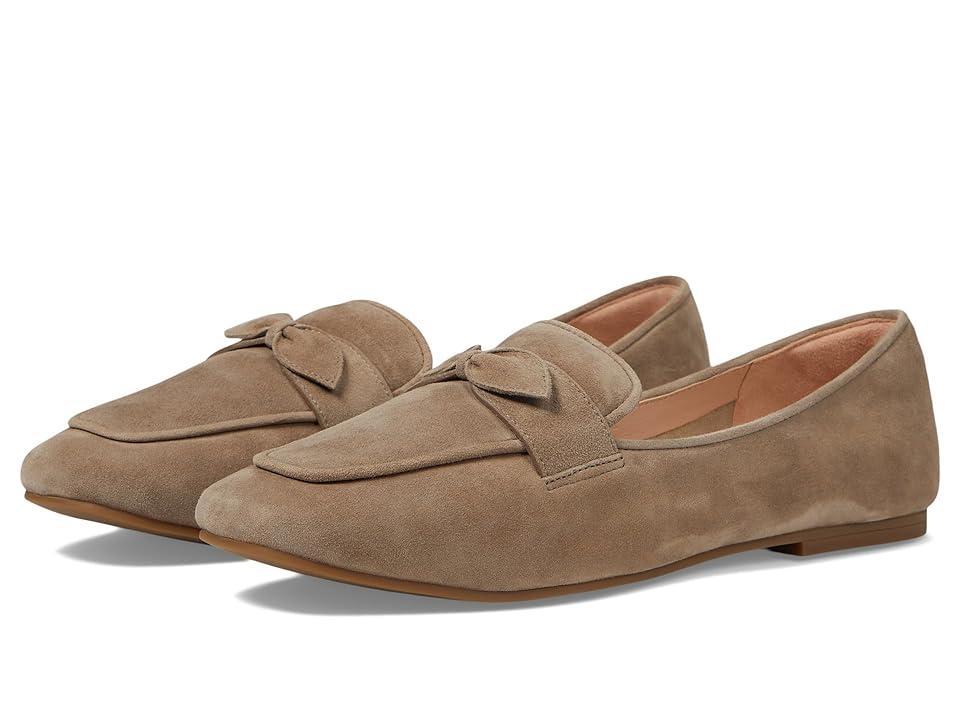 Cole Haan York Bow Loafer (Irish Coffee Suede/Faux Fur) Women's Shoes Product Image