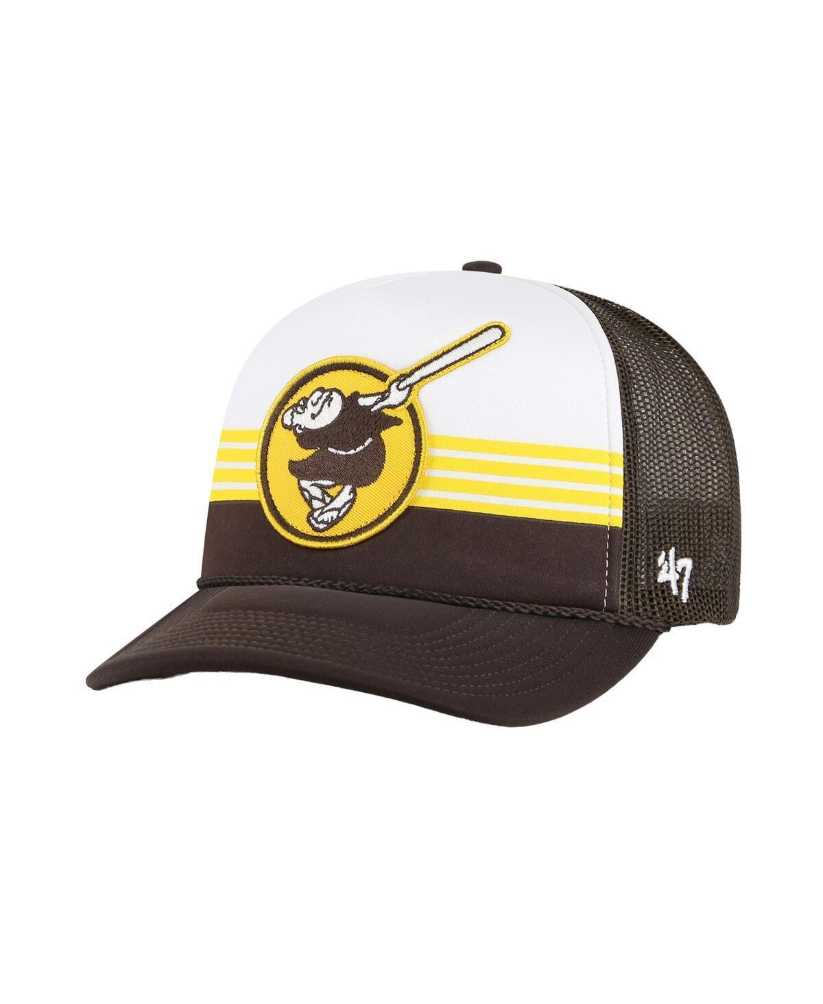 Mens 47 San Diego Padres Lift Off Foam Front Mesh Trucker Adjustable Hat Product Image