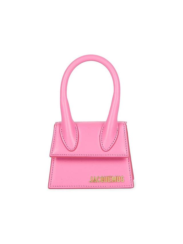 Womens Signature Mini Le Chiquito Leather Top Handle Bag Product Image