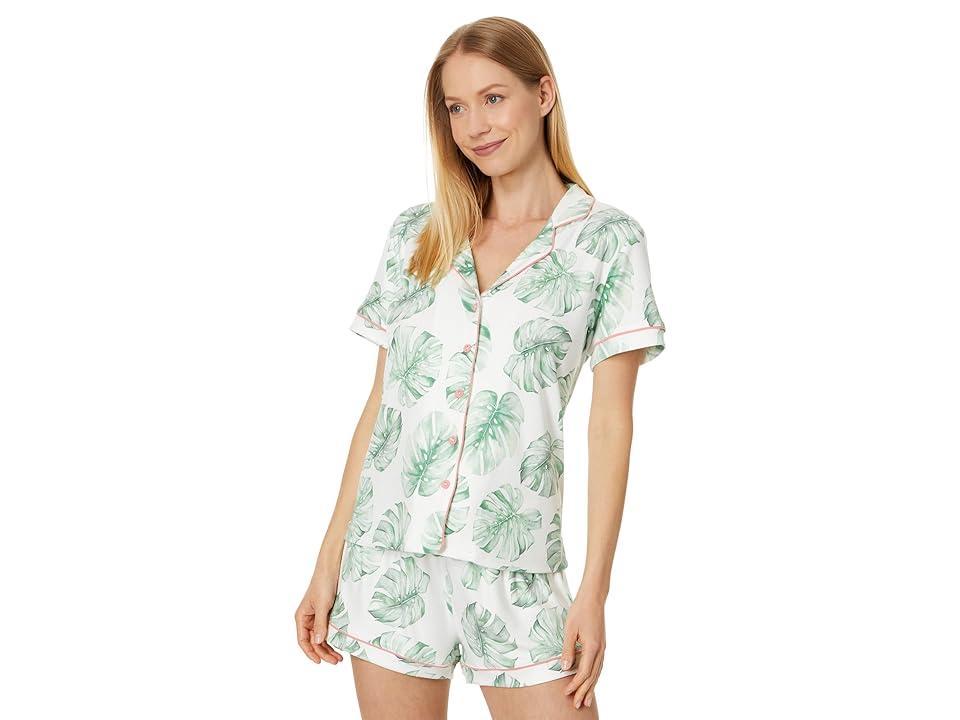 P.J. Salvage Hawaiian Lotus Pajama Pj Set (Ivory) Women's Pajama Sets Product Image