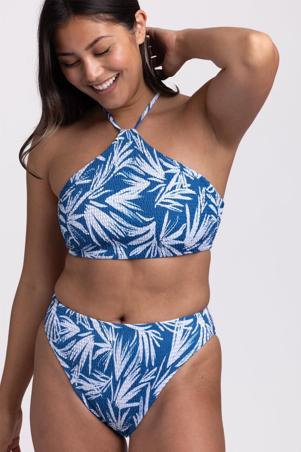 Hazel Smocked Bikini Bottom - Retrobana Female Product Image