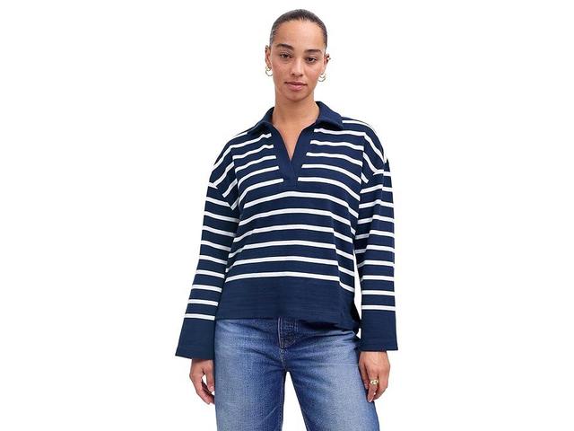 Madewell Chad Rugby Polo (True Midnight) Women's Clothing Product Image