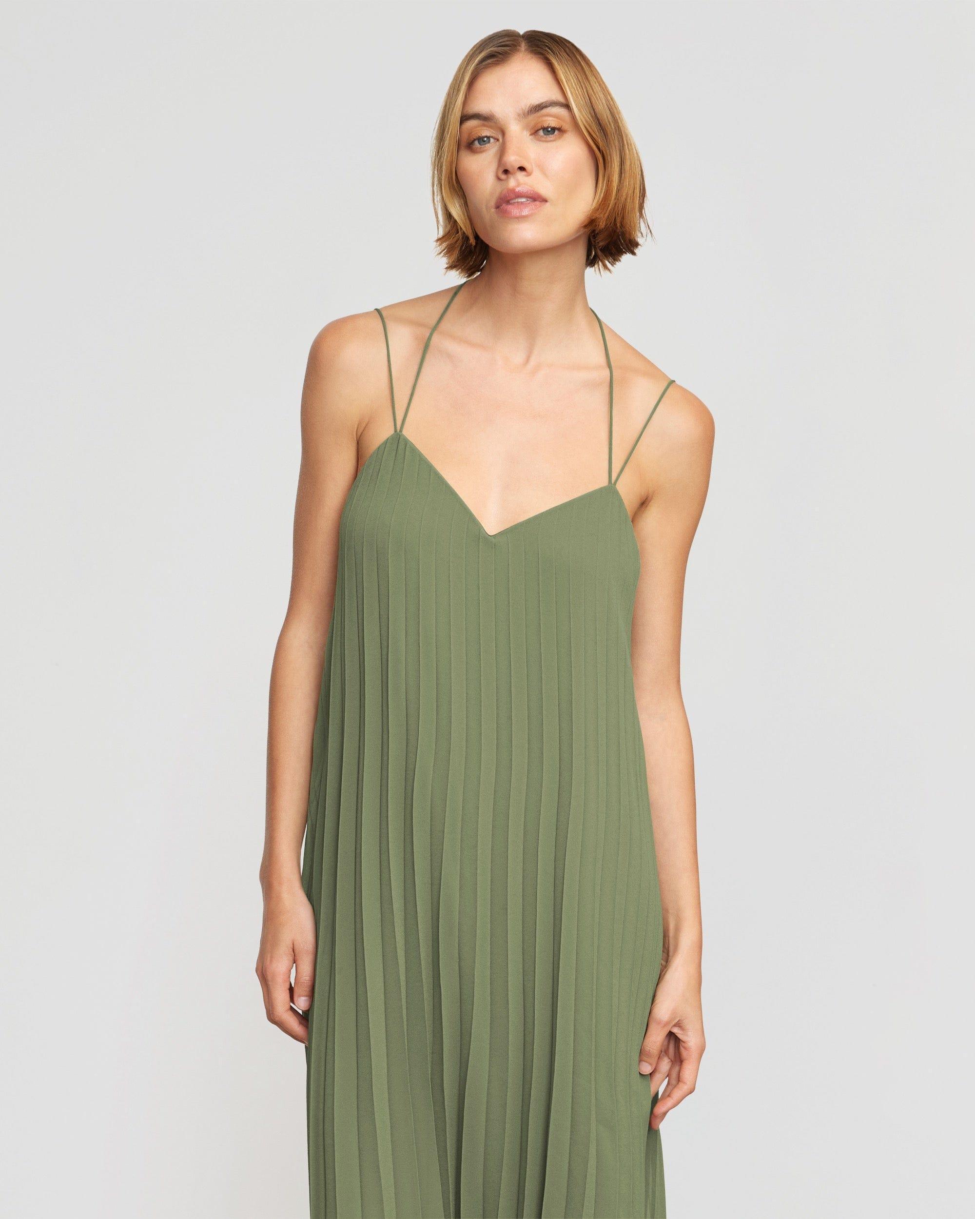 Juliette Pleated Maxi Dress Product Image