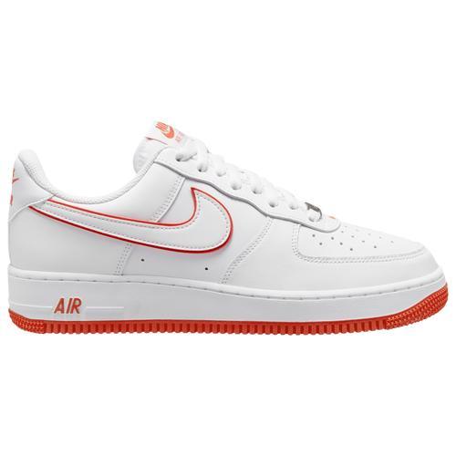 Nike Mens Air Force 1 Low 07 - Shoes White/Picante Red Product Image