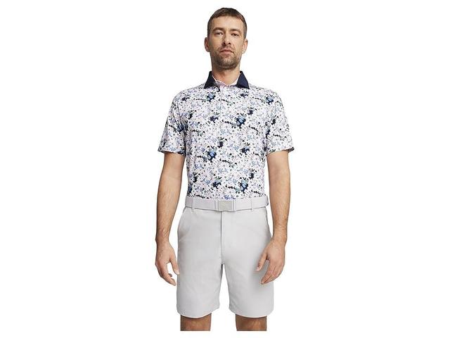 PUMA Golf X Ap Floral Polo (White Glow/Deep ) Men's Clothing Product Image