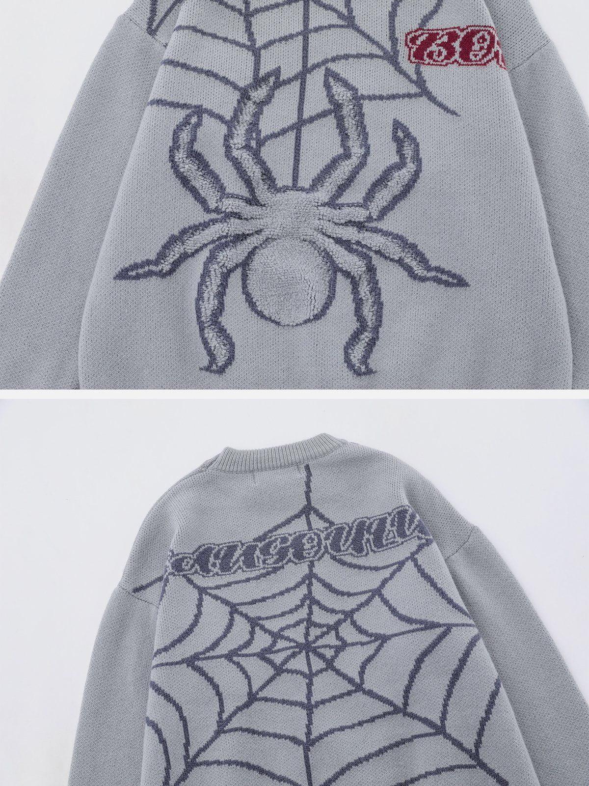 Aelfric Eden Towel Embroidery Spider Sweater Product Image