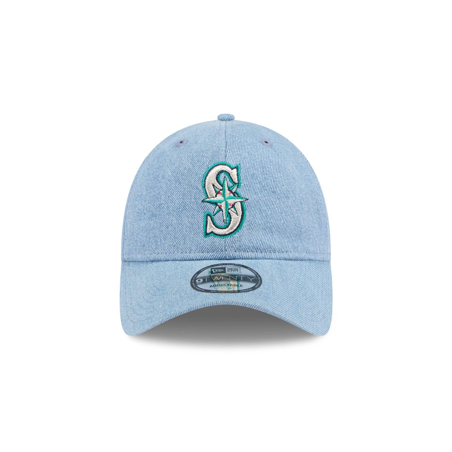 Seattle Mariners Washed Denim 9TWENTY Adjustable Hat Male Product Image