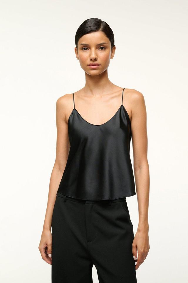 DURAND SILK CAMI | BLACK Product Image