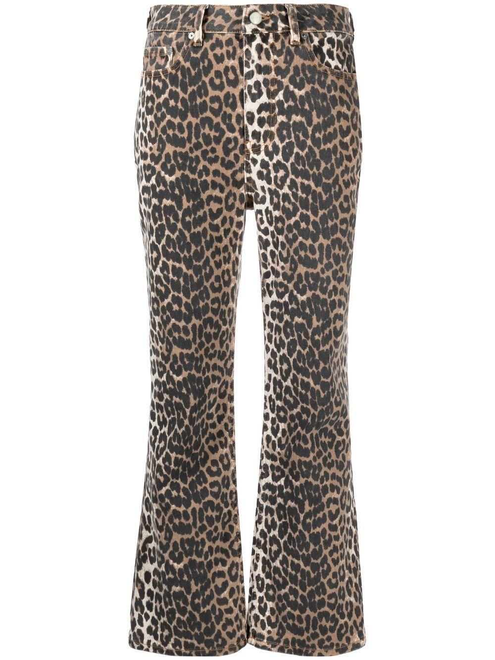 Betzy leopard cropped jeans product image