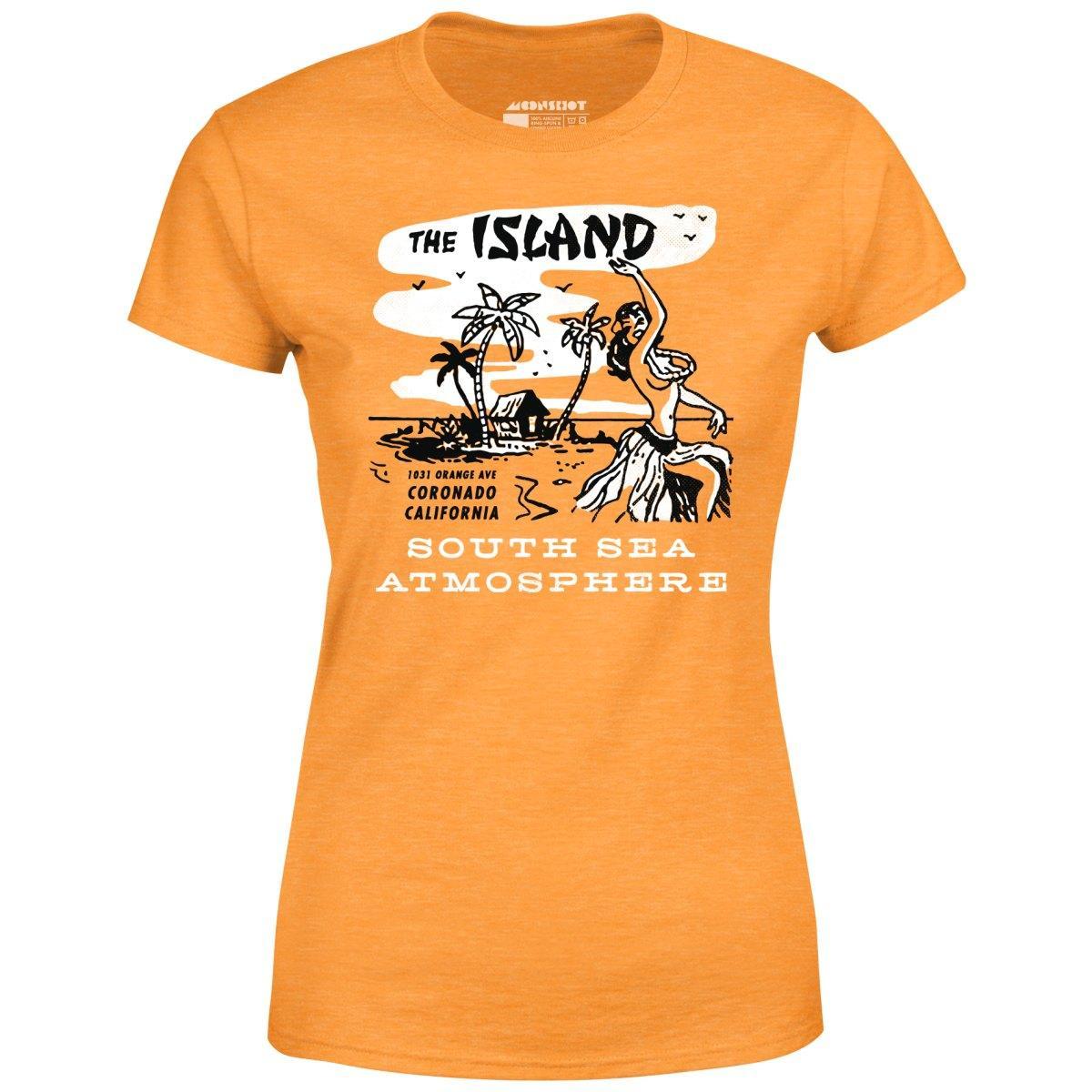 The Island Cafe v2 - Coronado, CA - Vintage Tiki Bar - Women's T-Shirt Female Product Image