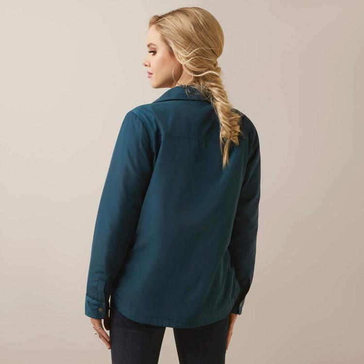 Ariat® Ladies Blue Shirt Jacket Product Image