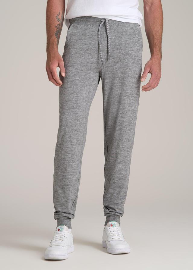 Weekender Stretch Lounge Joggers for Tall Men in Heathered Grey Male Product Image