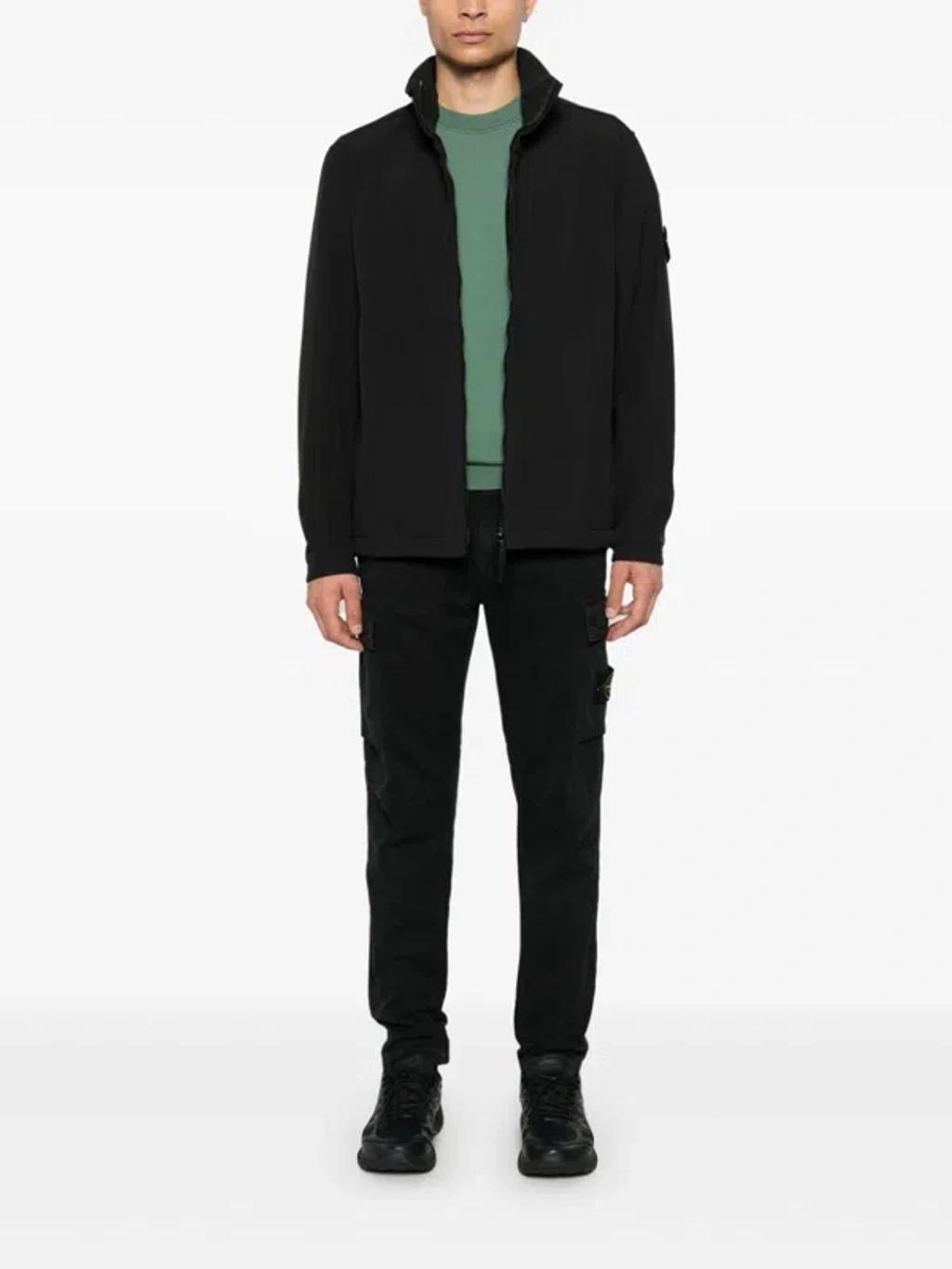 STONE ISLAND Jackets In Black Product Image