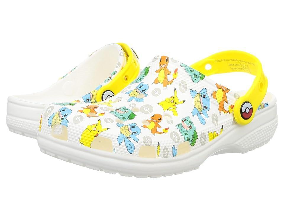 Crocs Classic Pokemon 2 Clog (White Clog Shoes Product Image