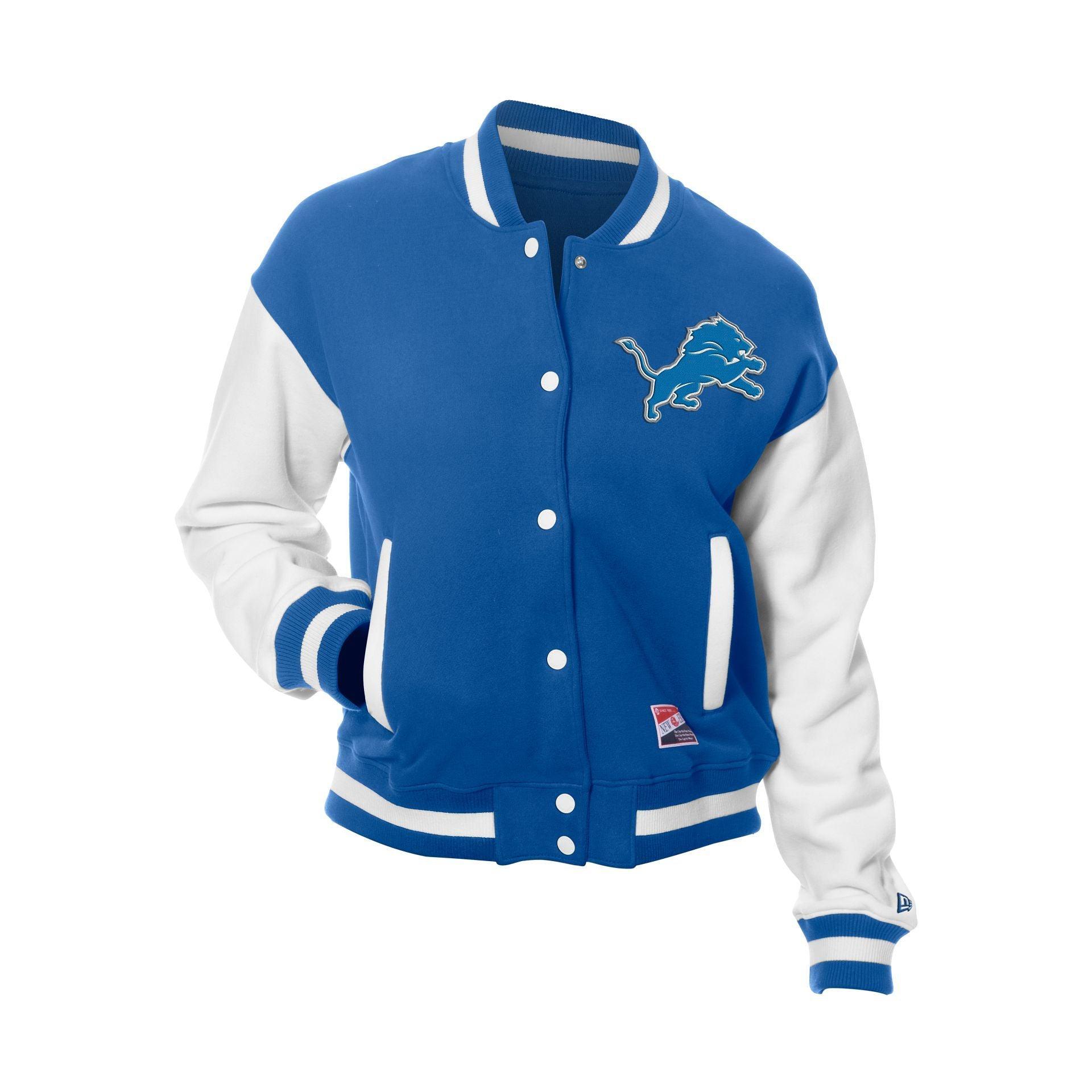 Detroit Lions Throwback Fleece Women's Jacket Female Product Image