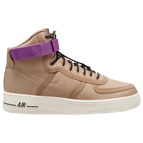 Nike Mens Nike Air Force 1 High 07 LV8 - Mens Basketball Shoes Hemp/Fuchsia Dream/Black Product Image