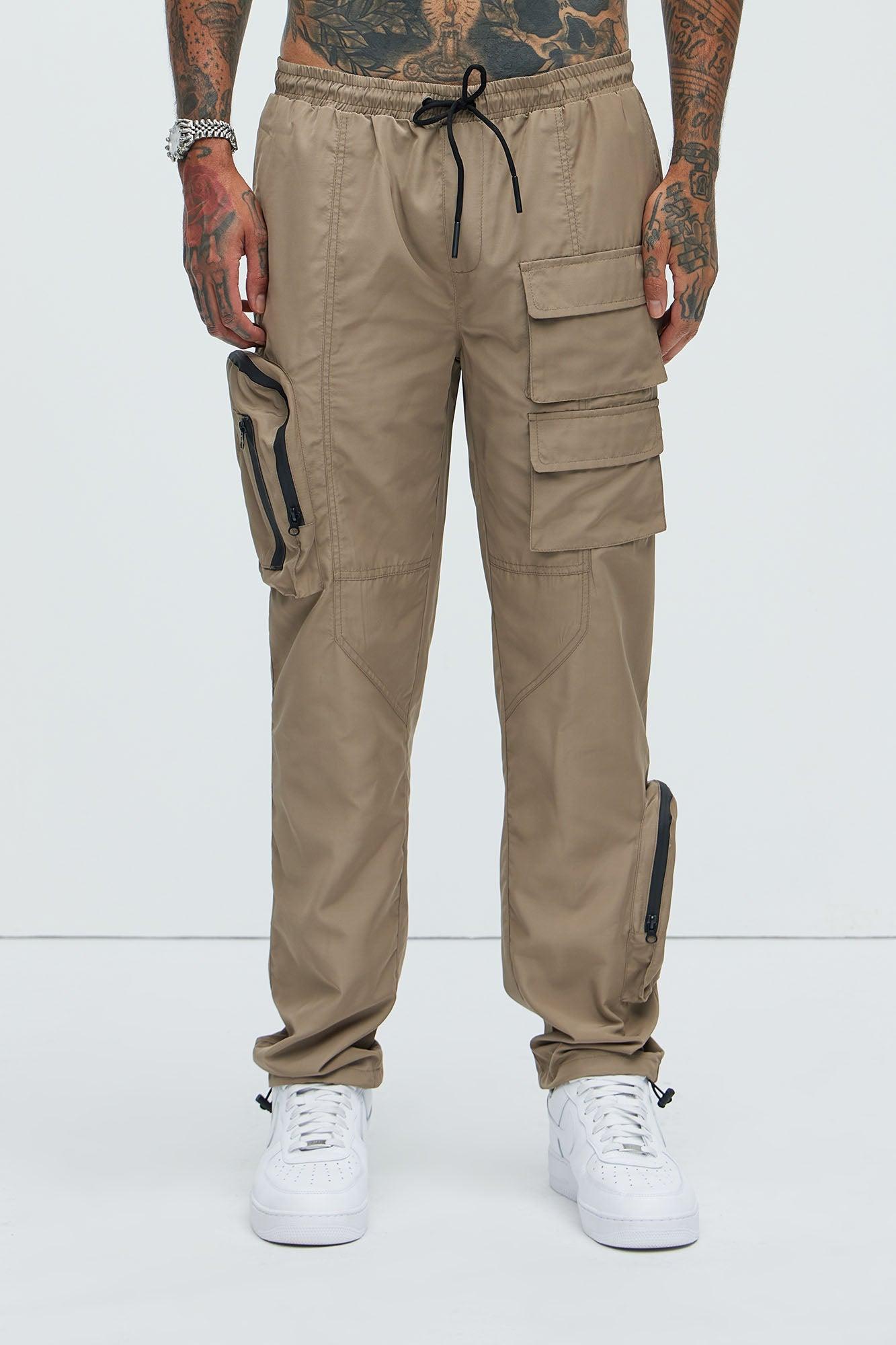 Ask About Me Cargo Pants - Khaki Product Image