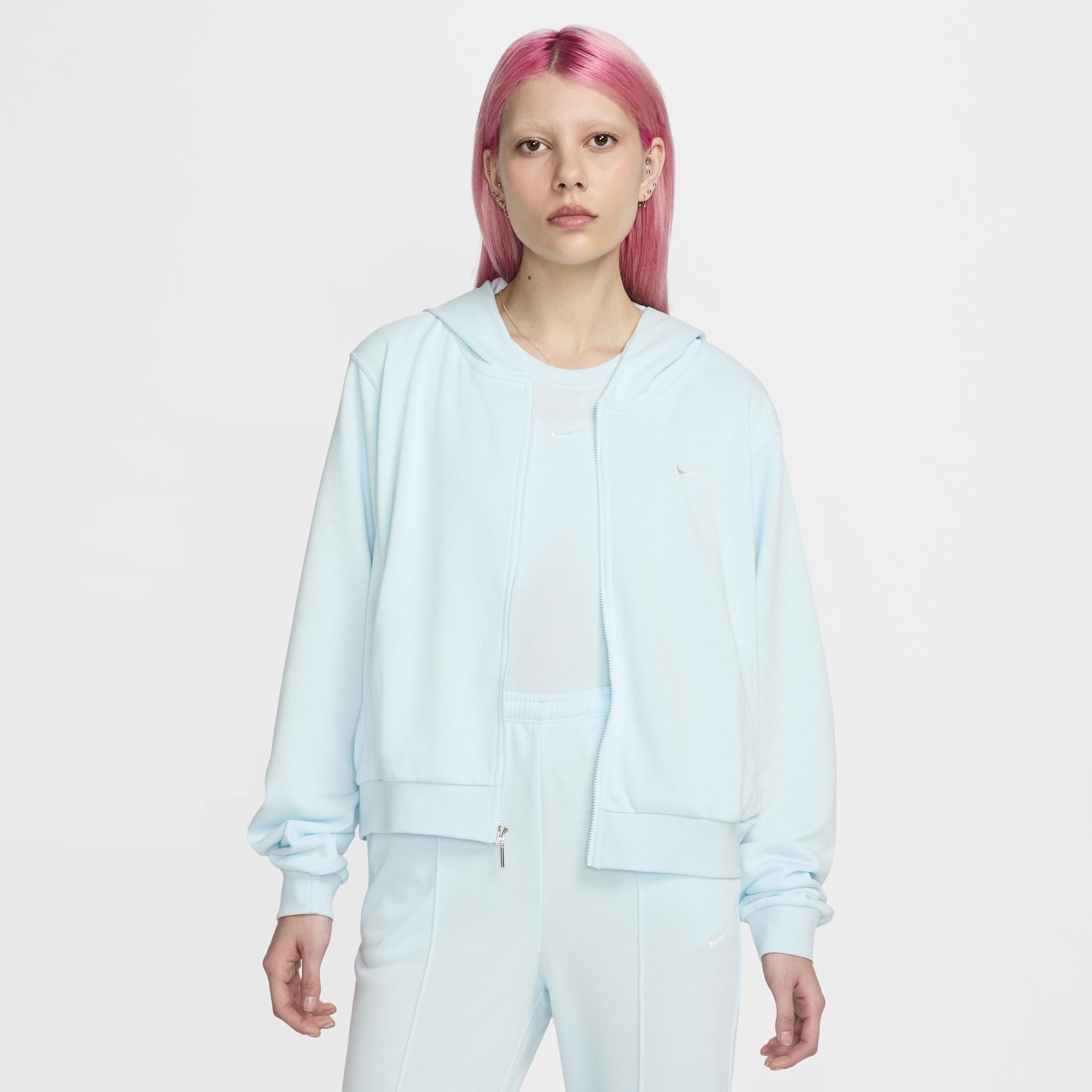 Womens Nike Sportswear Chill Terry Loose Full-Zip French Terry Hoodie Product Image