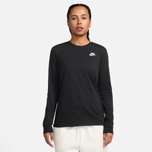 Womens Nike Sportswear Club Long-Sleeve T-Shirt Product Image