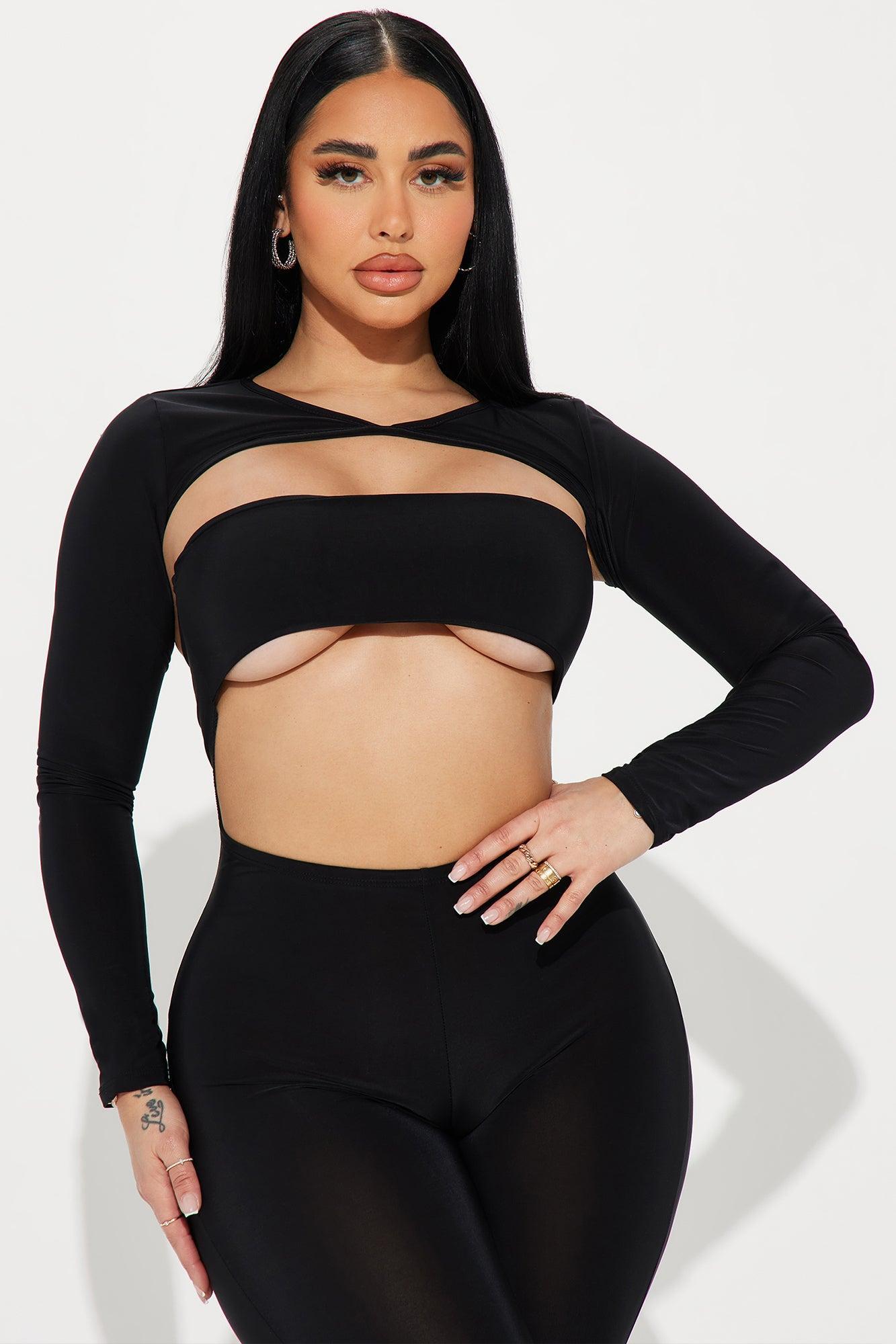 Close Enough Jumpsuit Set - Black Product Image