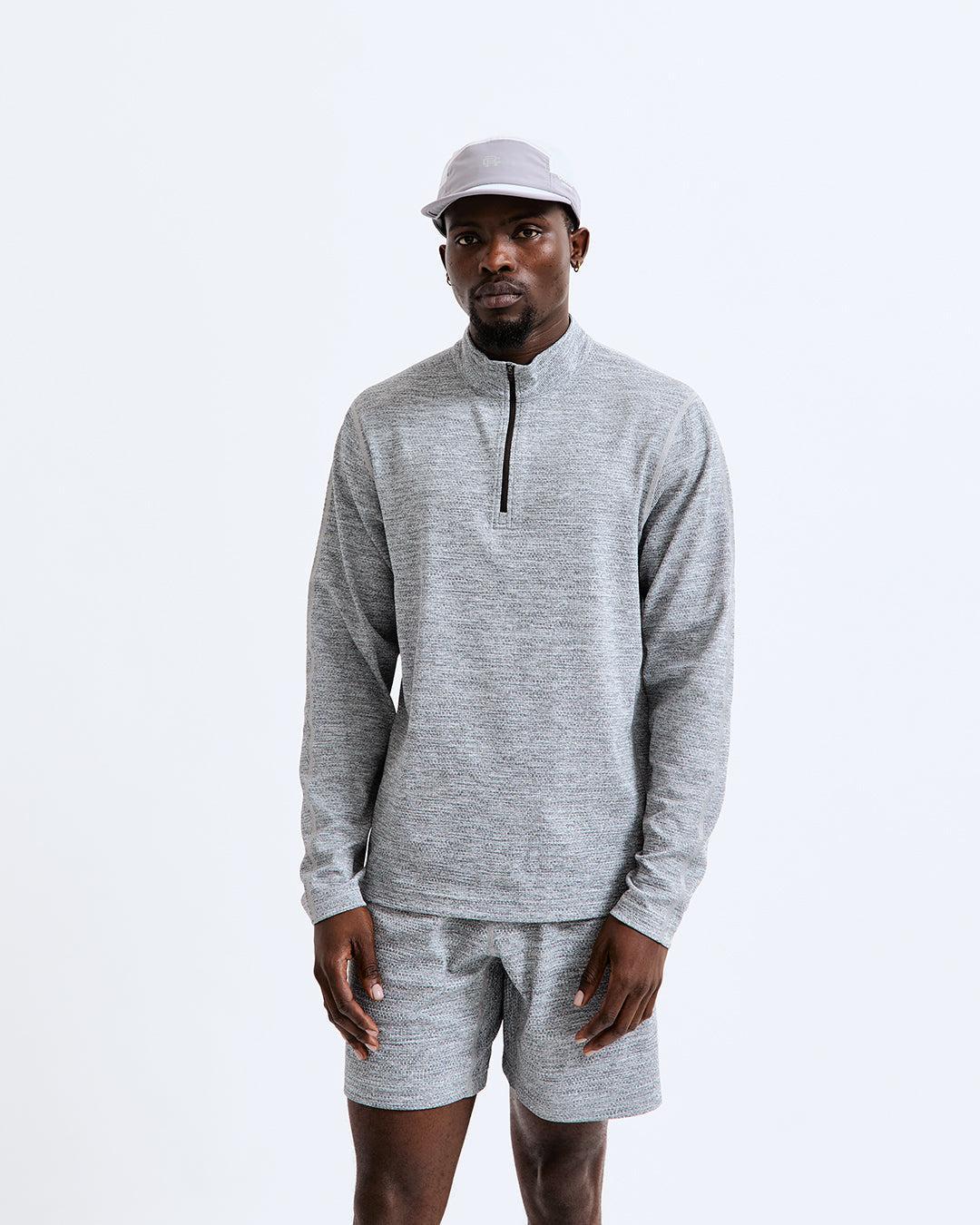 Solotex Mesh Tiebreak Quarter Zip Male Product Image