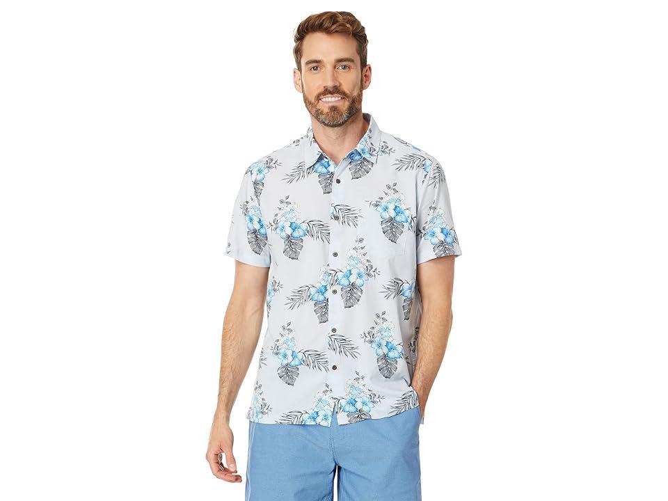 Hurley Mens Rincon Print Short Sleeve Button-Up Shirt Product Image