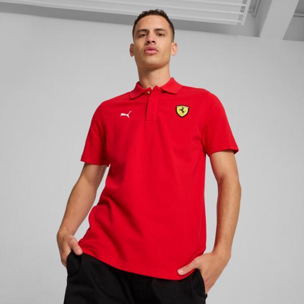 PUMA Scuderia Ferrari Race Men's Graphic Polo in Red Product Image