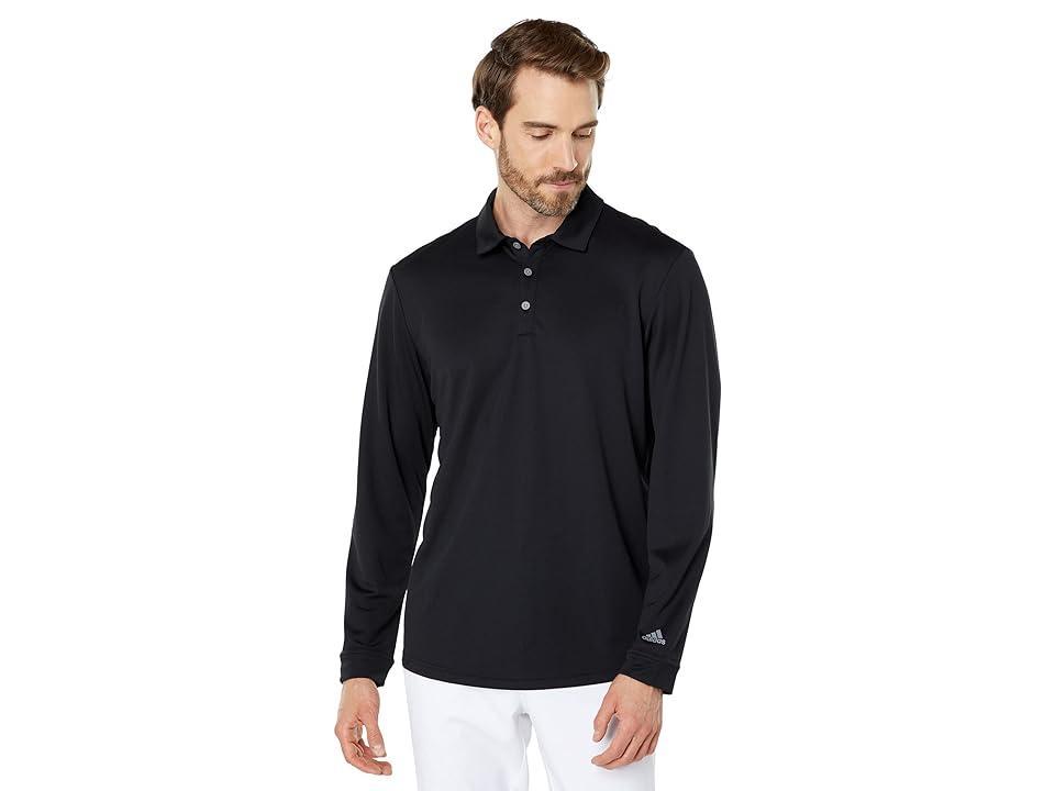 Mens adidas UPF Polo Shirt Black Product Image