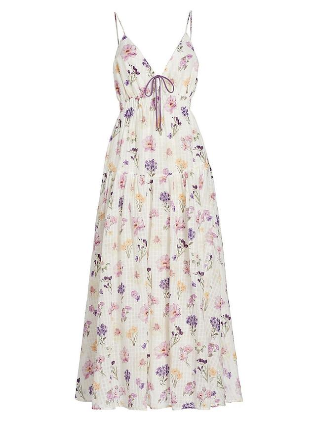 Womens Phoebe Floral Cotton Maxi Dress Product Image