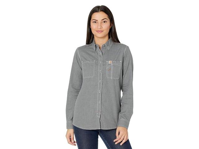 Carhartt Flame-Resistant Force Relaxed Fit Long Sleeve Shirt Women's Clothing Product Image