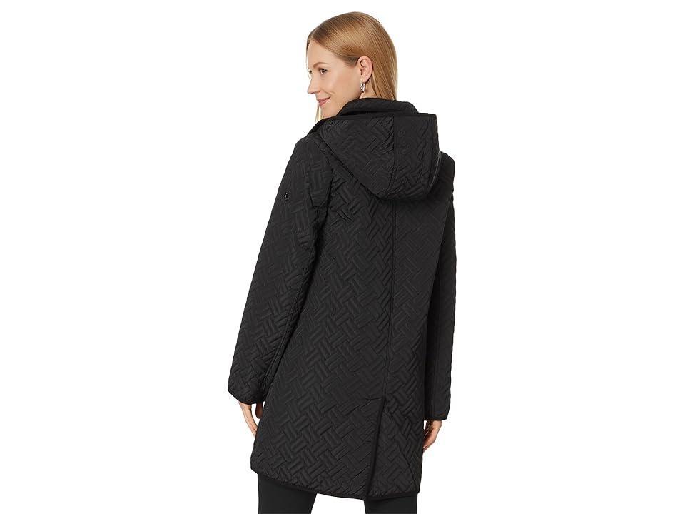 Lauren Ralph Lauren Hooded Blanket Quilt Women's Coat Product Image