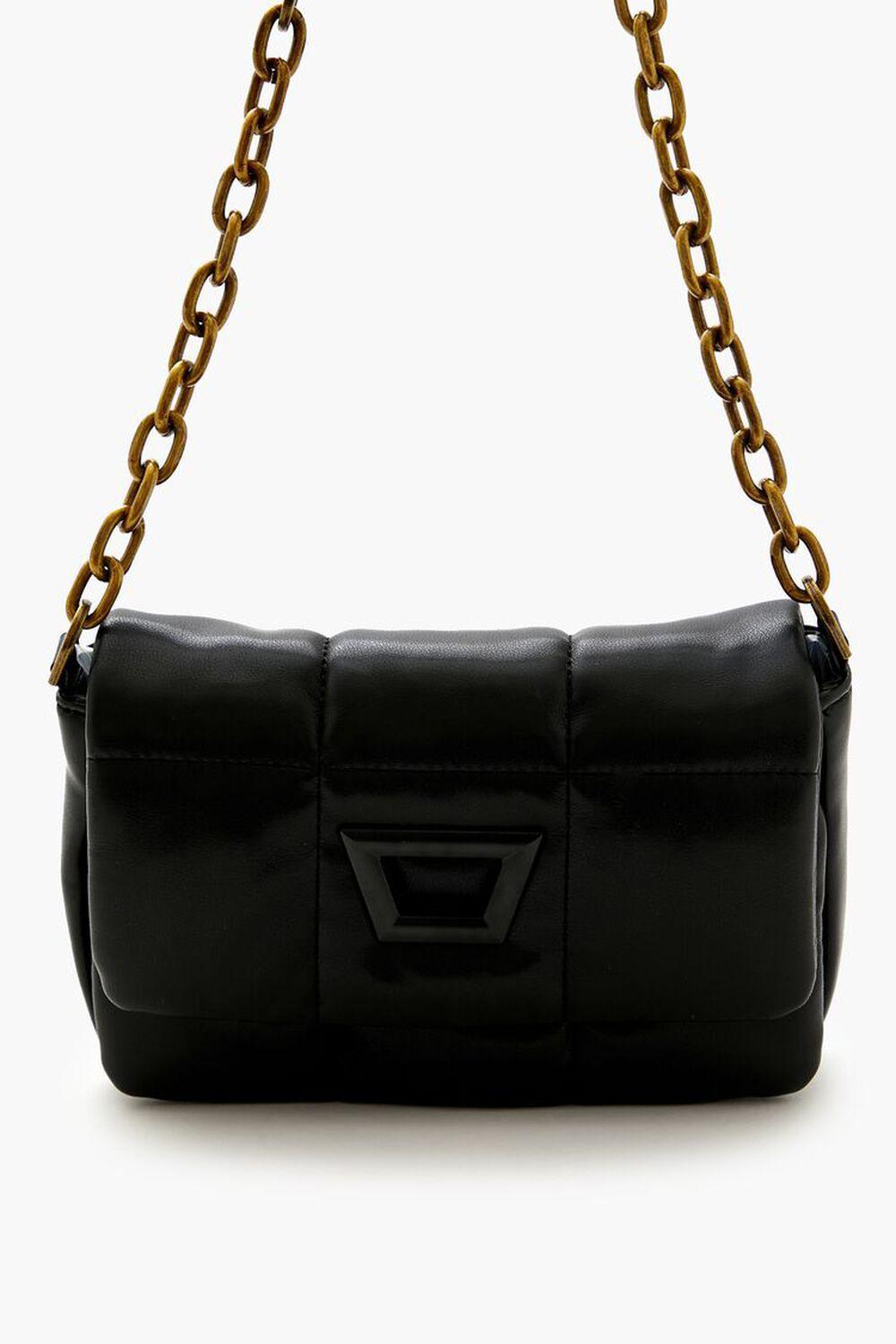 Quilted Faux Leather Shoulder Bag | Forever 21 Product Image