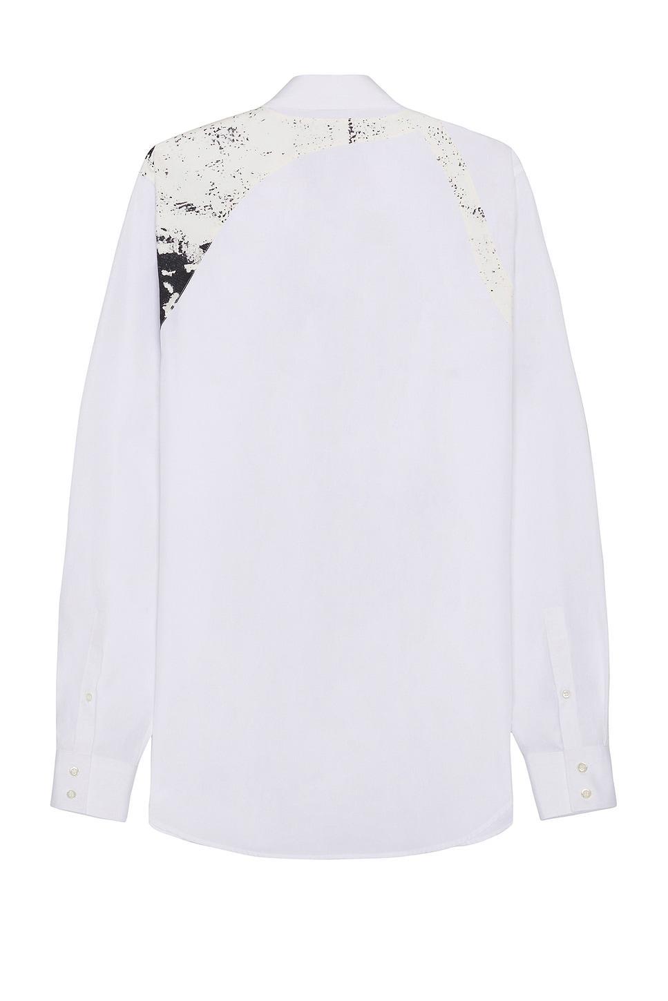 Alexander McQueen Half Charm Harness Shirt in White Product Image