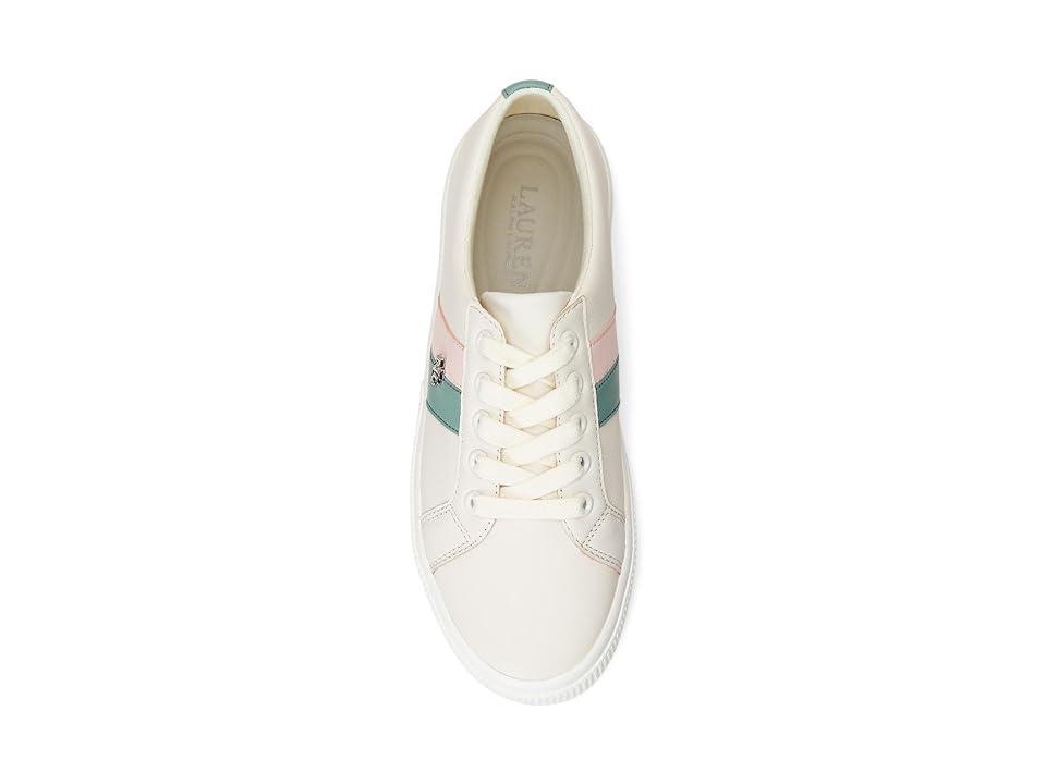 Lauren Ralph Lauren Janson Sneakers (Natural/Buff) Women's Shoes Product Image