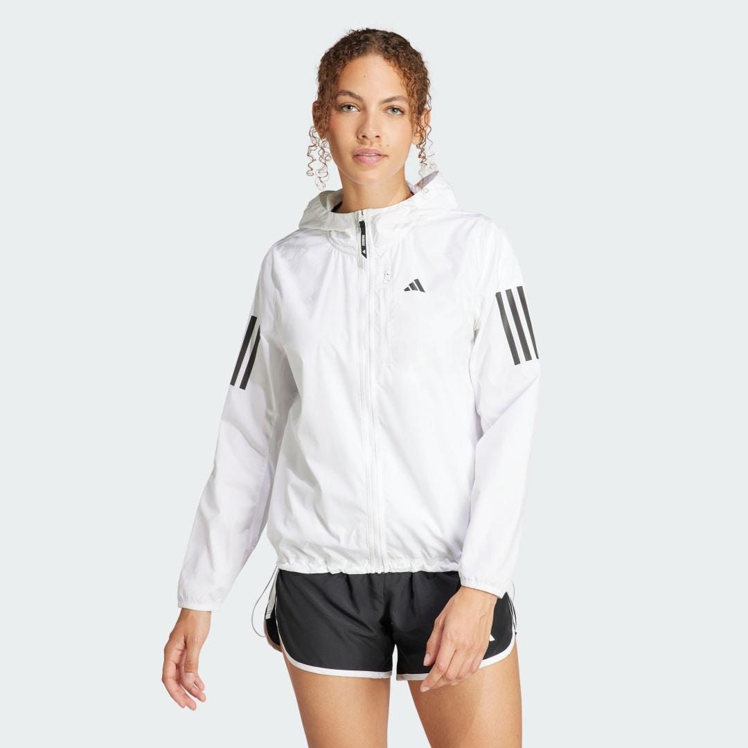 adidas Own The Run Jacket White S Womens Product Image