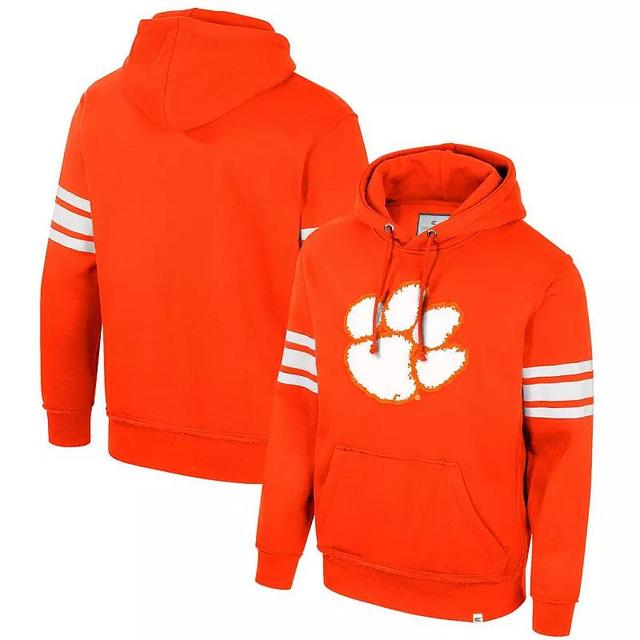 Mens Colosseum Clemson Tigers Saluting Pullover Hoodie Product Image