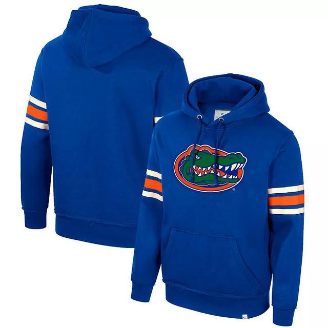 Mens Colosseum Royal Florida Gators Saluting Pullover Hoodie Product Image