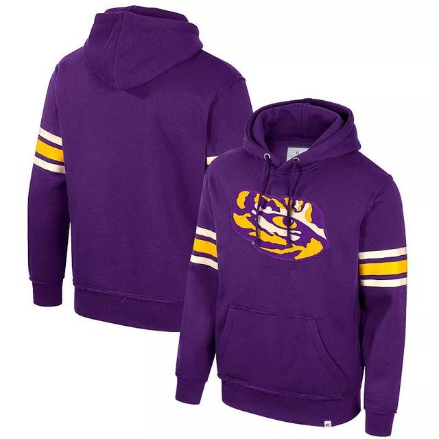 Mens Colosseum LSU Tigers Saluting Pullover Hoodie Product Image