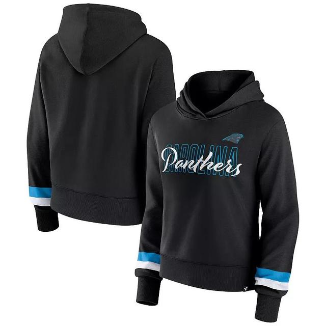 Womens Fanatics Branded Carolina Panthers Over Under Pullover Hoodie Product Image