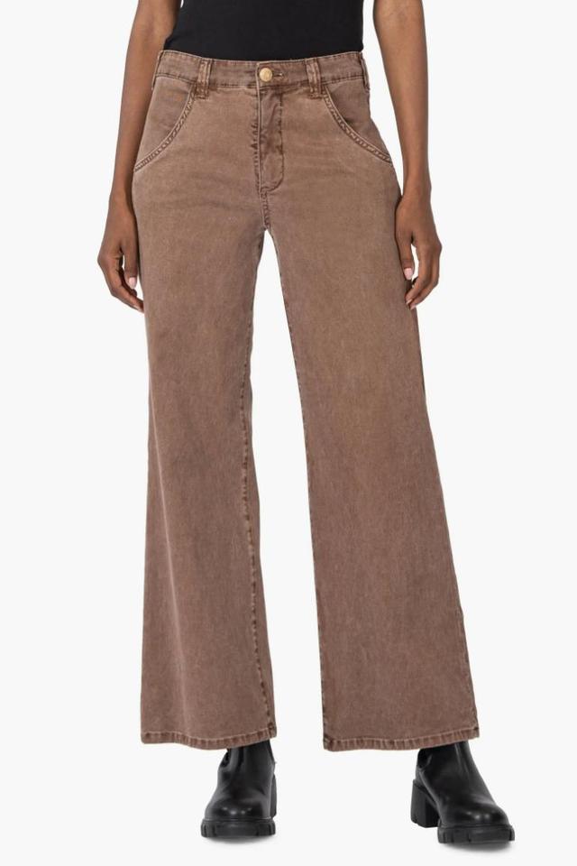 Meg High Rise Wide Leg - Fudge Product Image