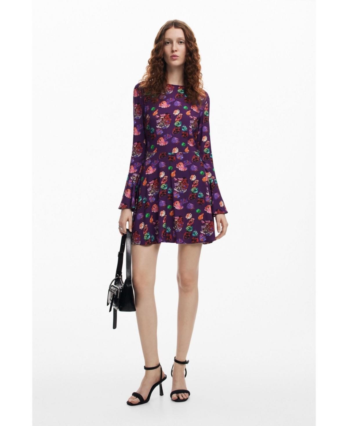 Desigual Womens Mini floral dress M. Christian Lacroix Product Image